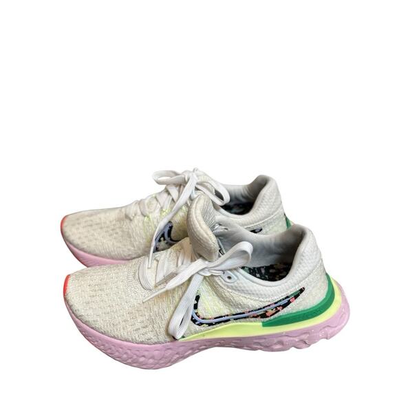 Size 6.5 - Nike React Infinity Run Flyknit 3 Confetti W - Picture 4 of 5